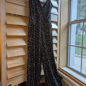 Kaileigh Black and Tan Jumpsuit Chic and Versatile